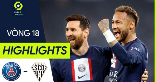 Highlights PSG vs Angers 3h00 ngày 12/1/2023 – Ligue 1