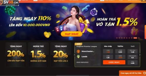 Link Vào SV88 Mới Nhất Cho Game Thủ Cá Cược